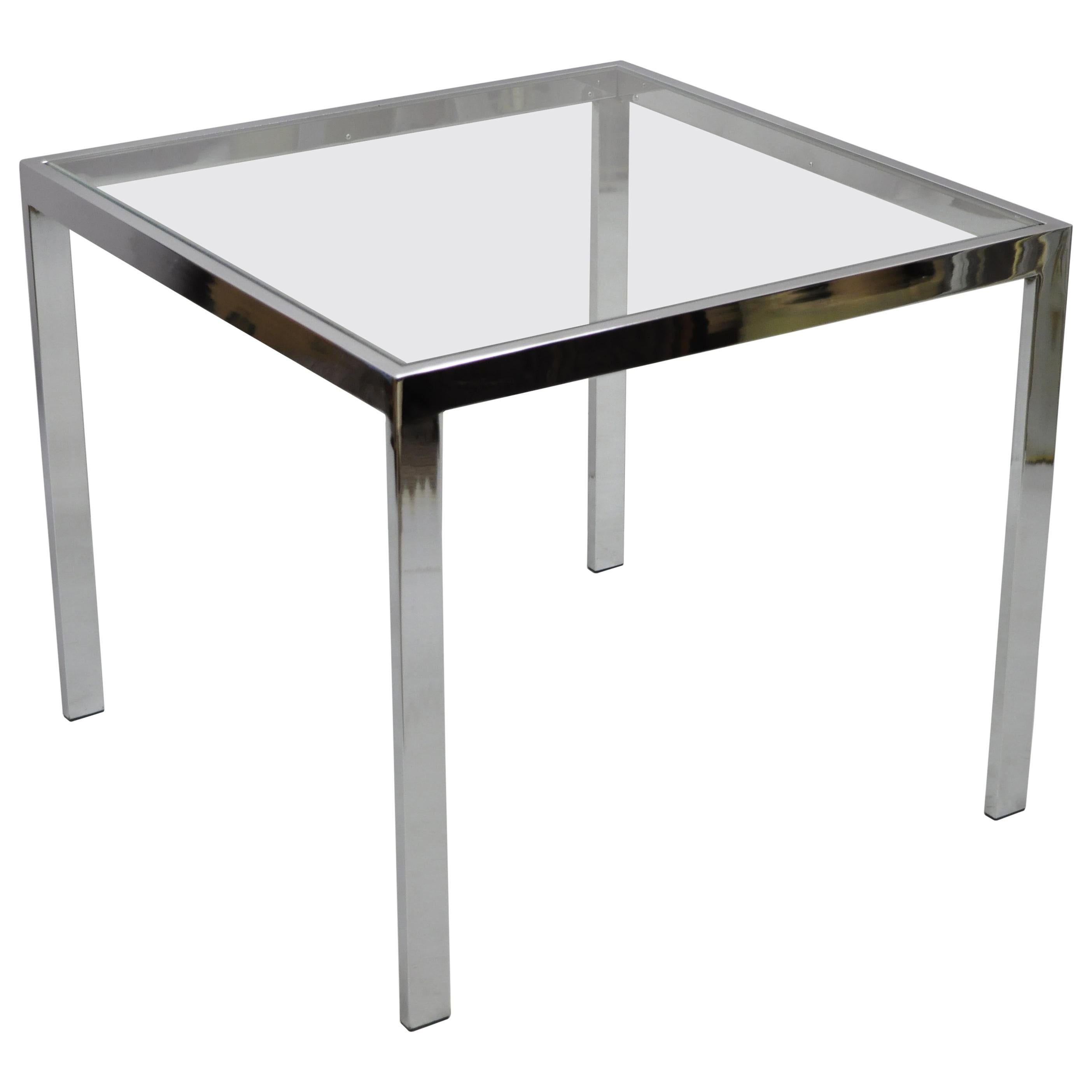 Adrian Pearsall Freeform Glass Top End Table at 1stDibs