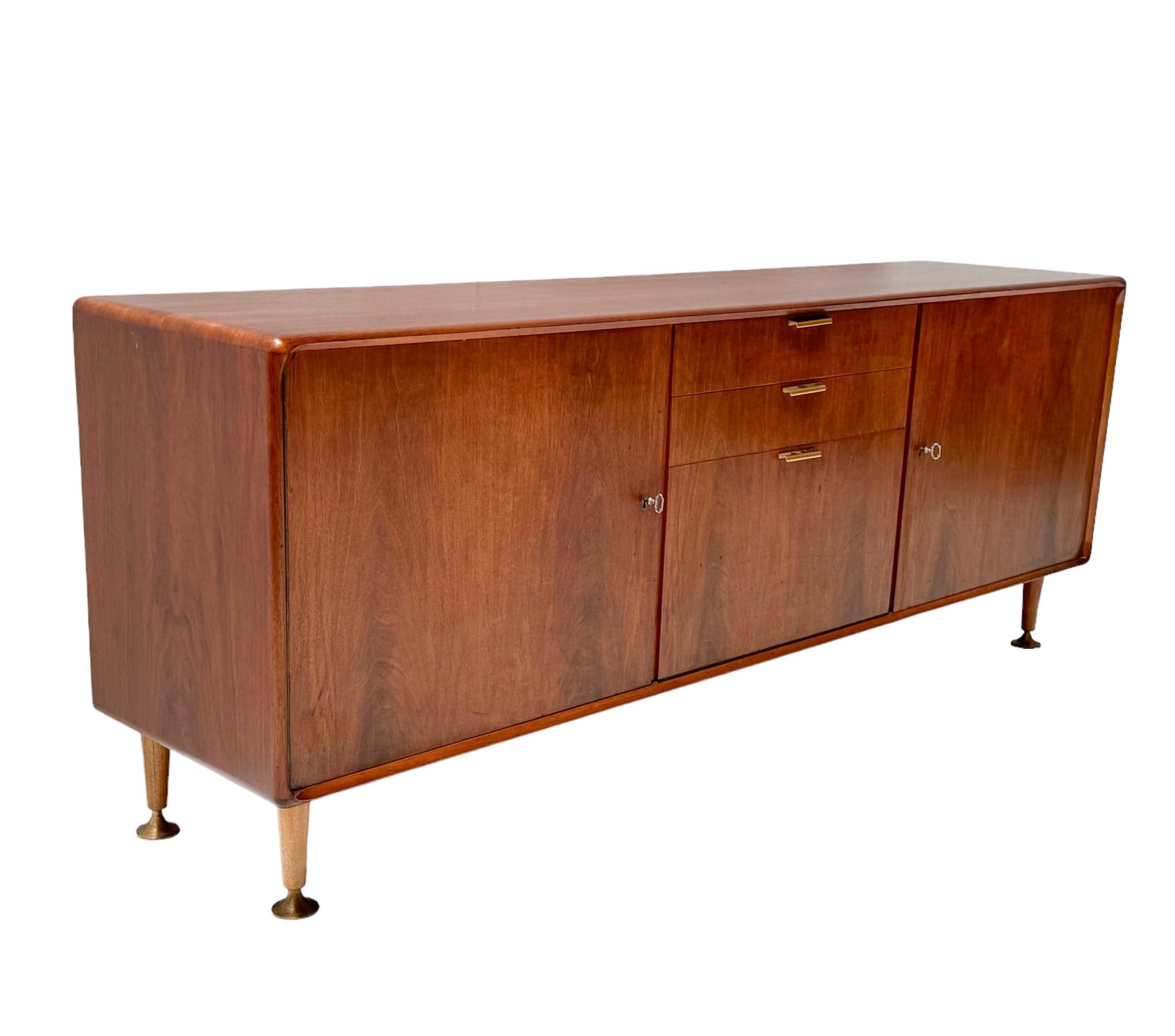 Mid-20th Century Mid-Century Modern Poly-Z Credenza or Sideboard by A.A. Patijn for Zijlstra