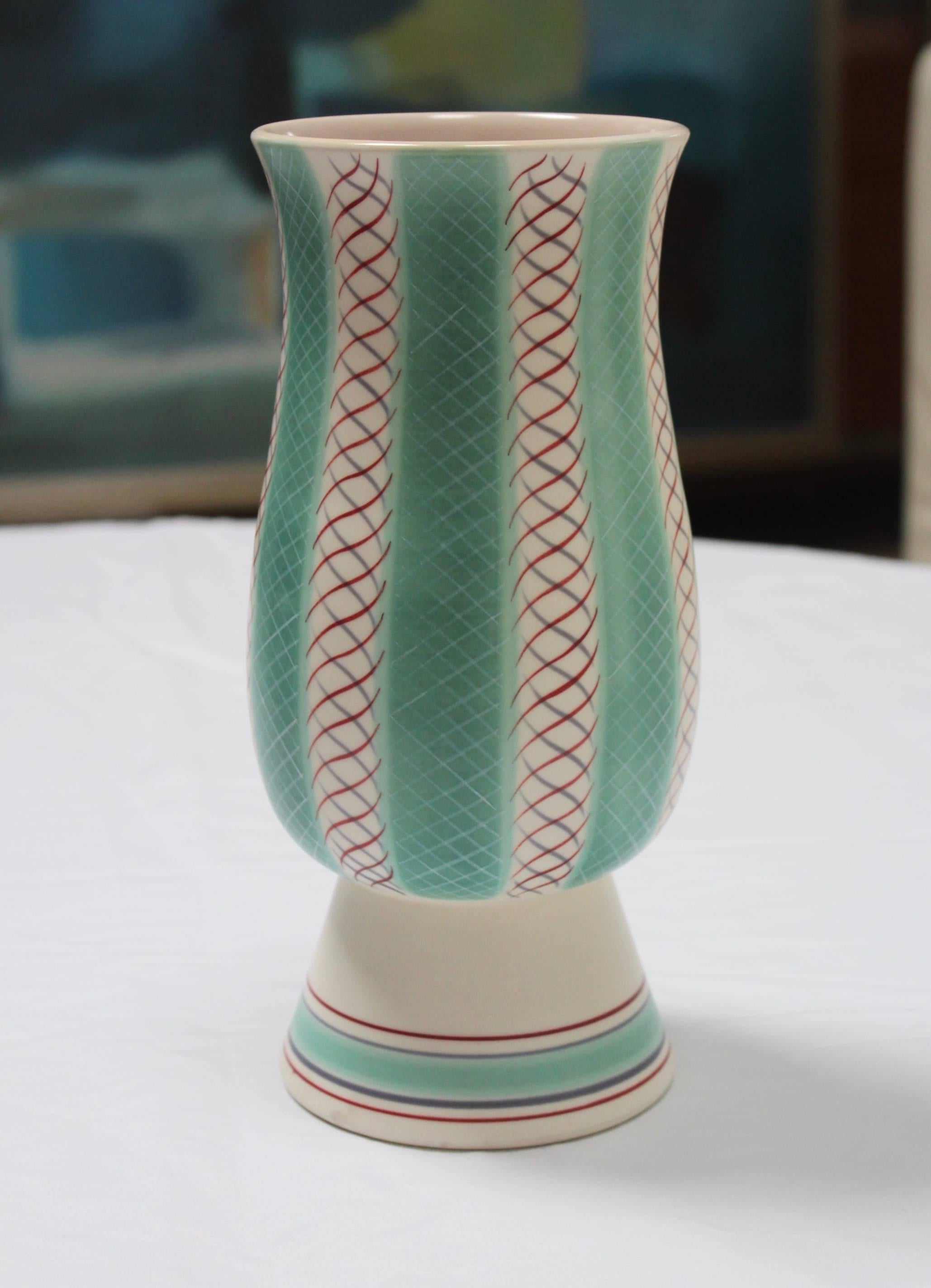 Mid-Century Modern Poole Pottery Vase 1