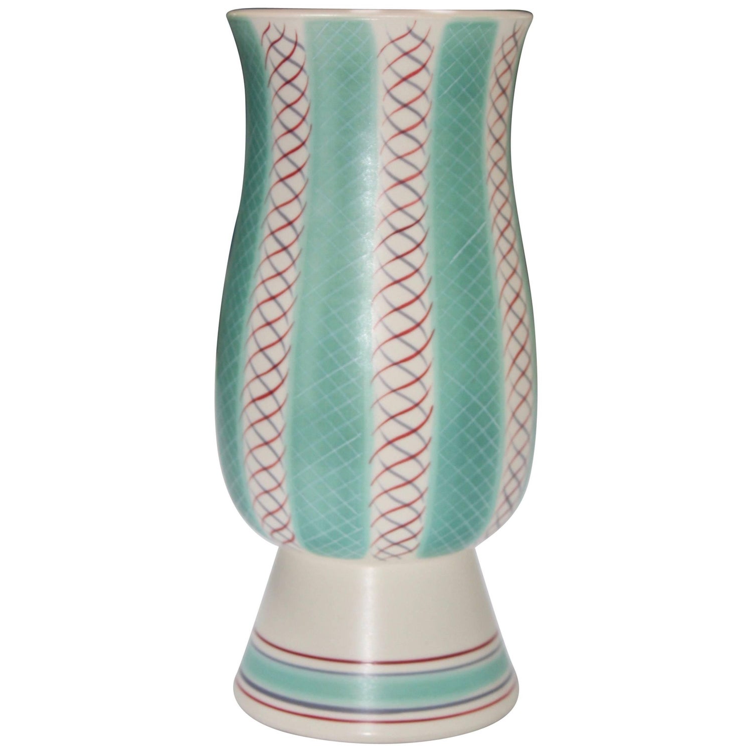 Mid Century Modern Poole Pottery Vase For Sale At 1stdibs