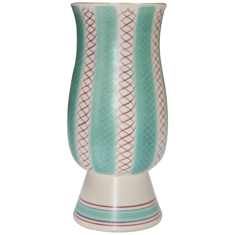 Mid Century Modern Poole Pottery Vase For Sale At 1stdibs