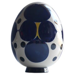 Huevo de porcelana moderno de mediados de siglo, de Sylvia Leuchovius para Rörstrand