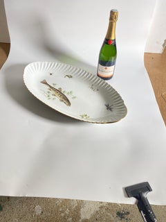 Mid-Century Modern Porcelain Fish Dish  by Limoges, France