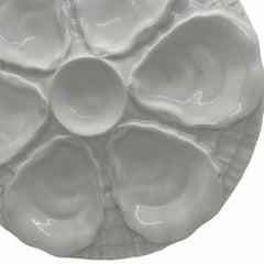 Plato de ostras de porcelana moderna de mediados de siglo Bauscher, Alemania