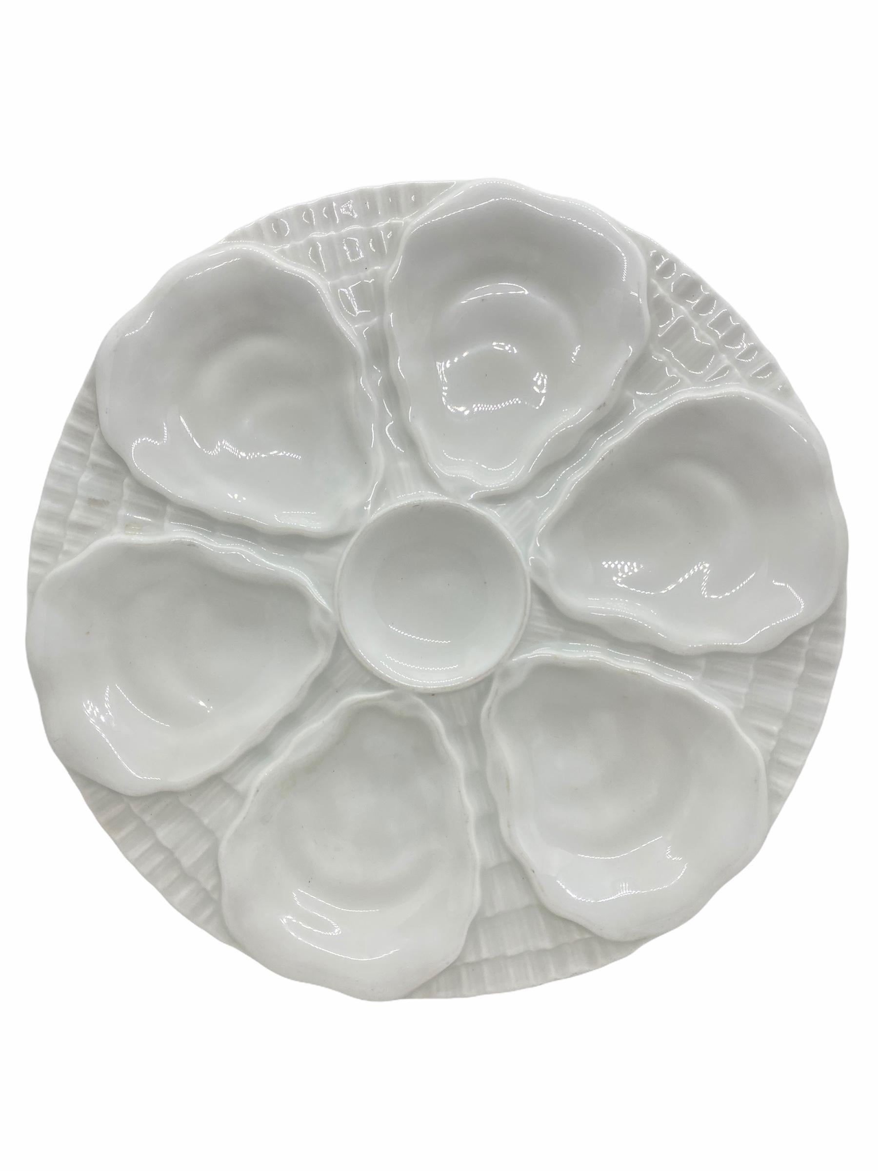Ceramic Mid-Century Modern Porcelain Oyster Plate Bauscher, Germany