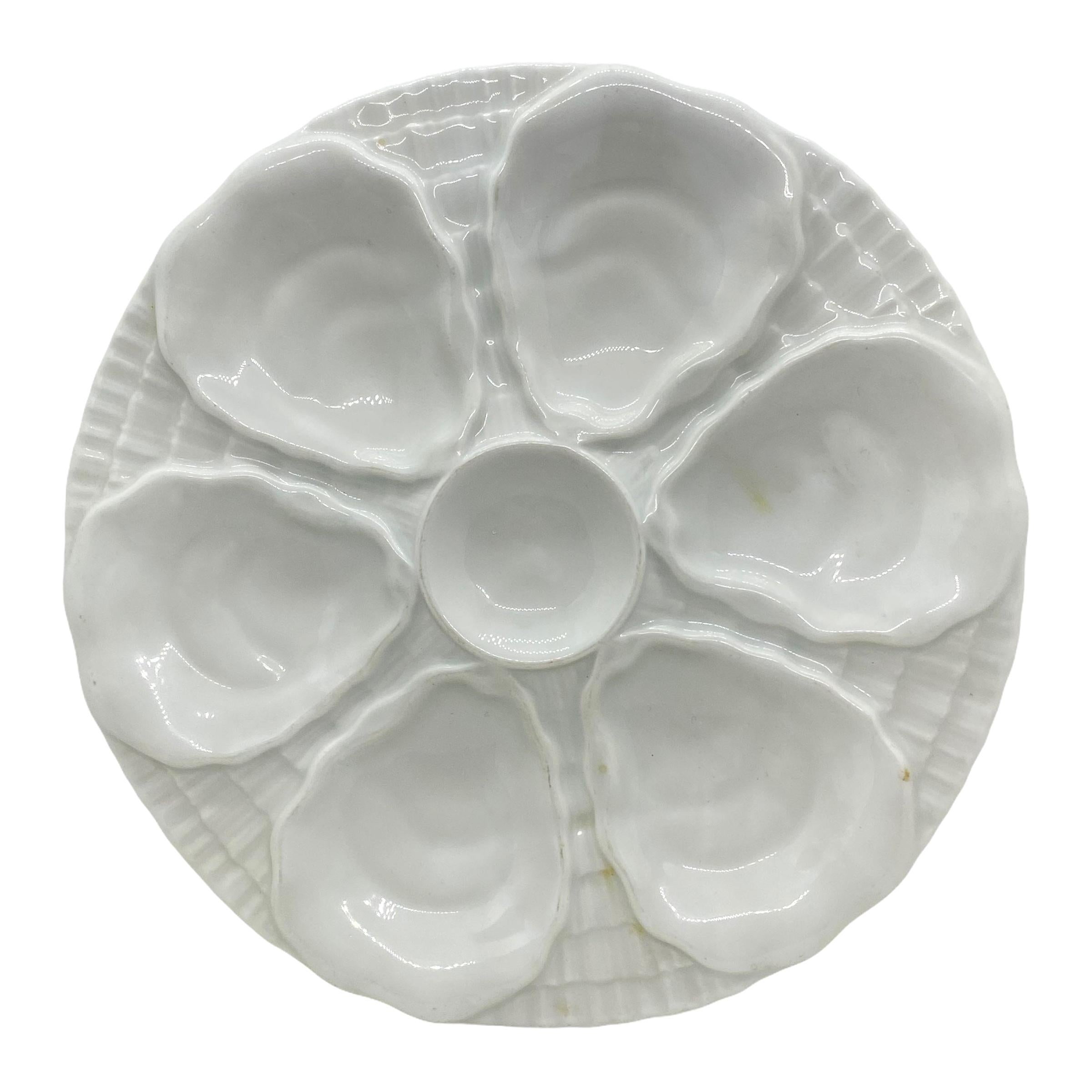 Mid-Century Modern Porcelain Oyster Plate Bauscher, Germany