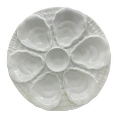 Vintage Mid-Century Modern Porcelain Oyster Plate Bauscher, Germany