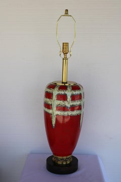 Mid-Century Modern Porcelain Table Lamp by Rembrandt, 1960s