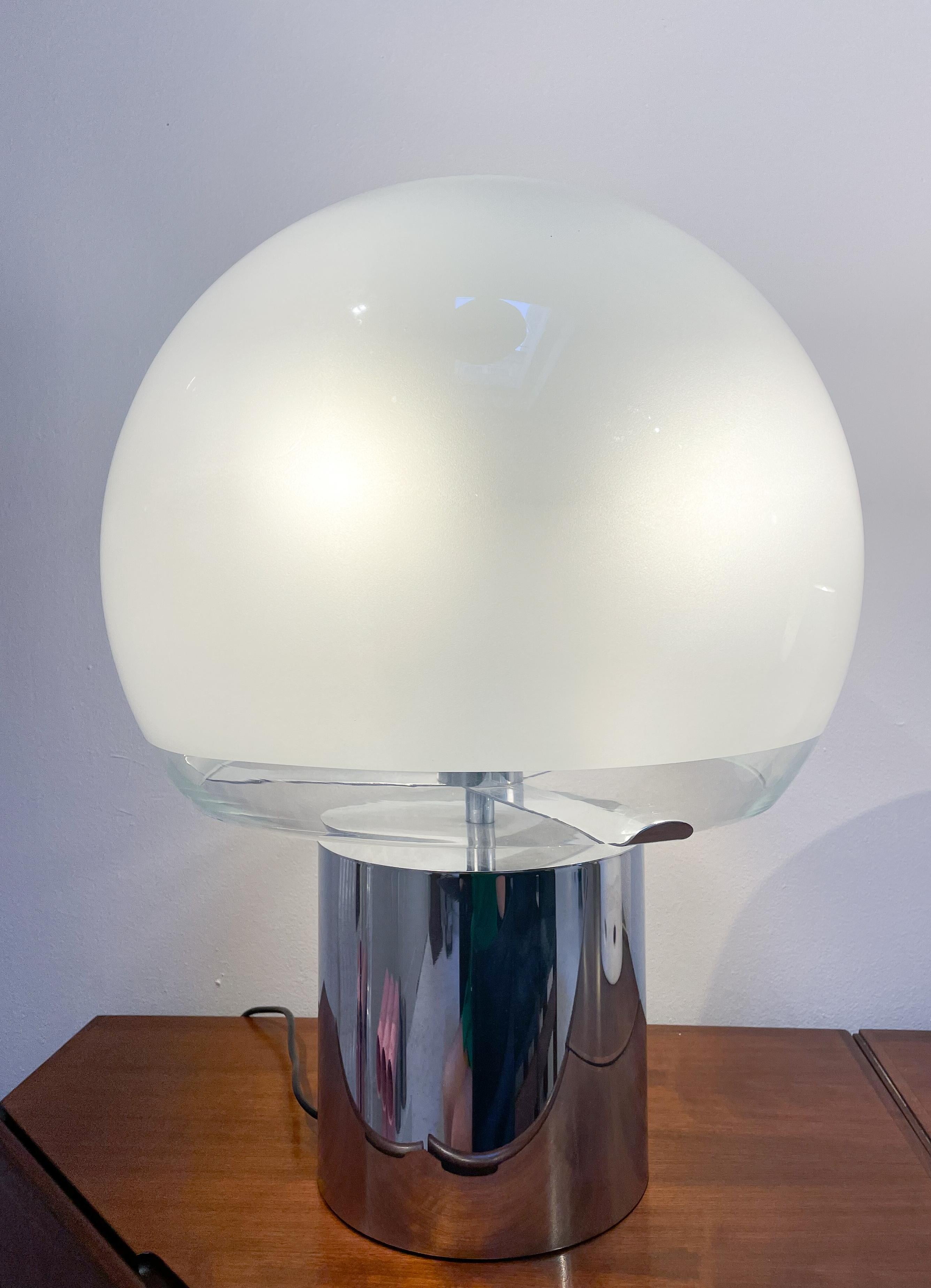 Mid-Century Modern Porcini Table Lamp by Luigi Caccia Dominioni, Italy, 1960s For Sale 1