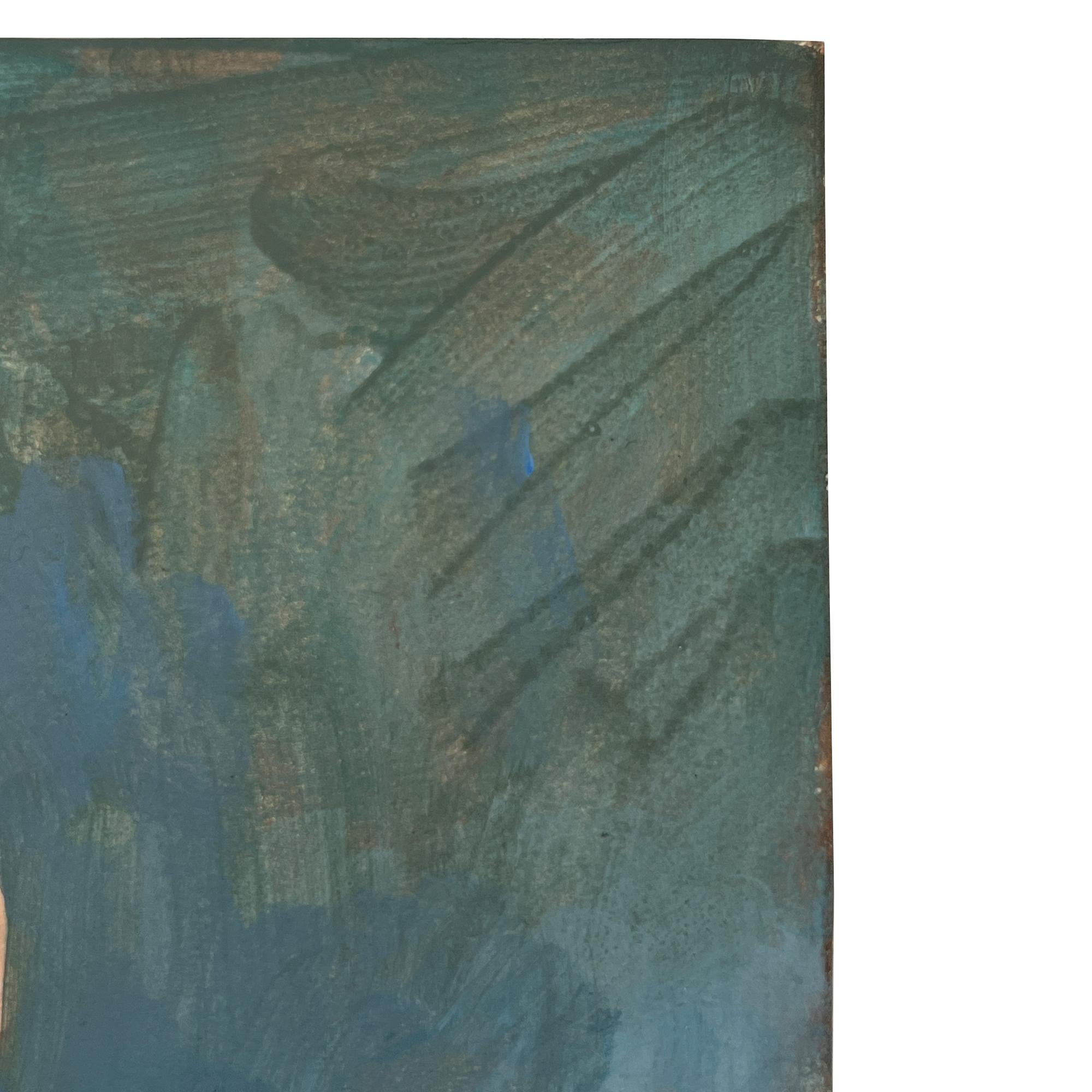 Modernes Porträt eines rauchenden Mannes aus der Mitte des Jahrhunderts - Nachlass von Jonathan Park, Santa Fe im Angebot 1