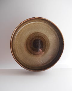 Mid-century modern pottery bowl, known as "Bamboo", by Alberius for Rörstrand