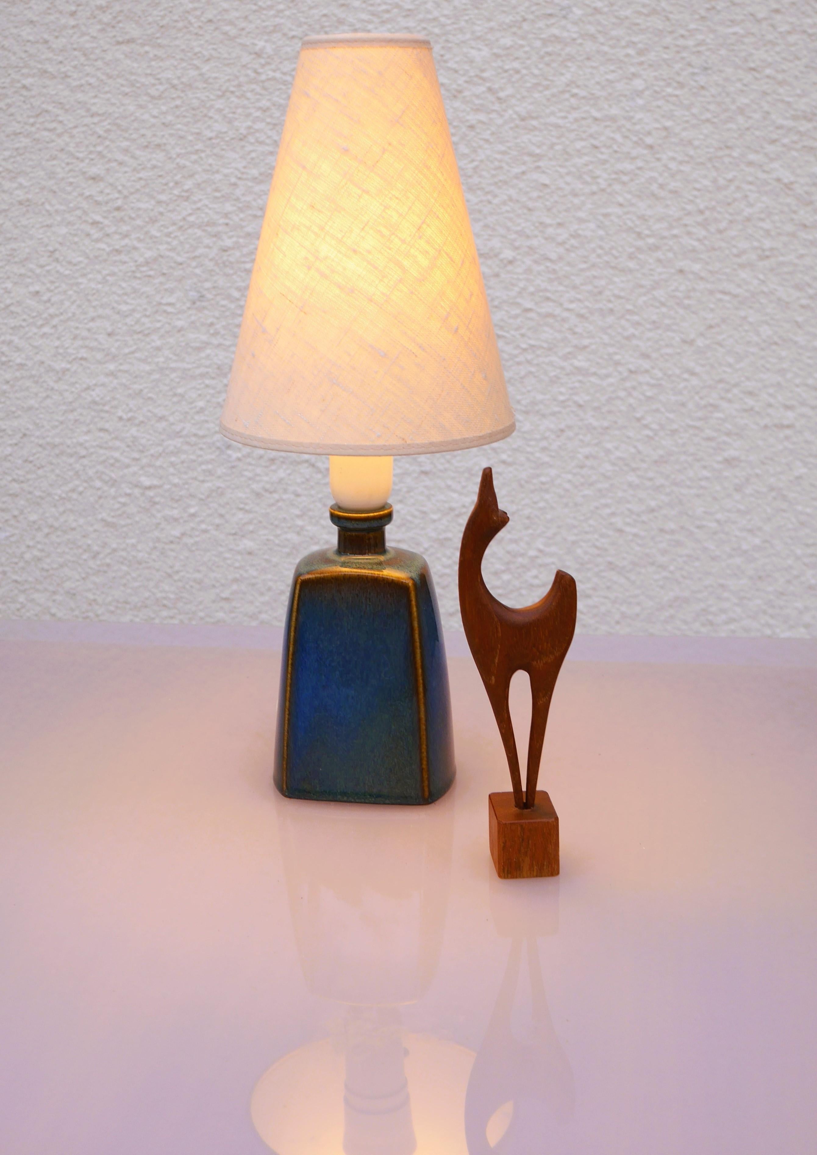 Swedish Mid-century modern pottery lamp base, known as 