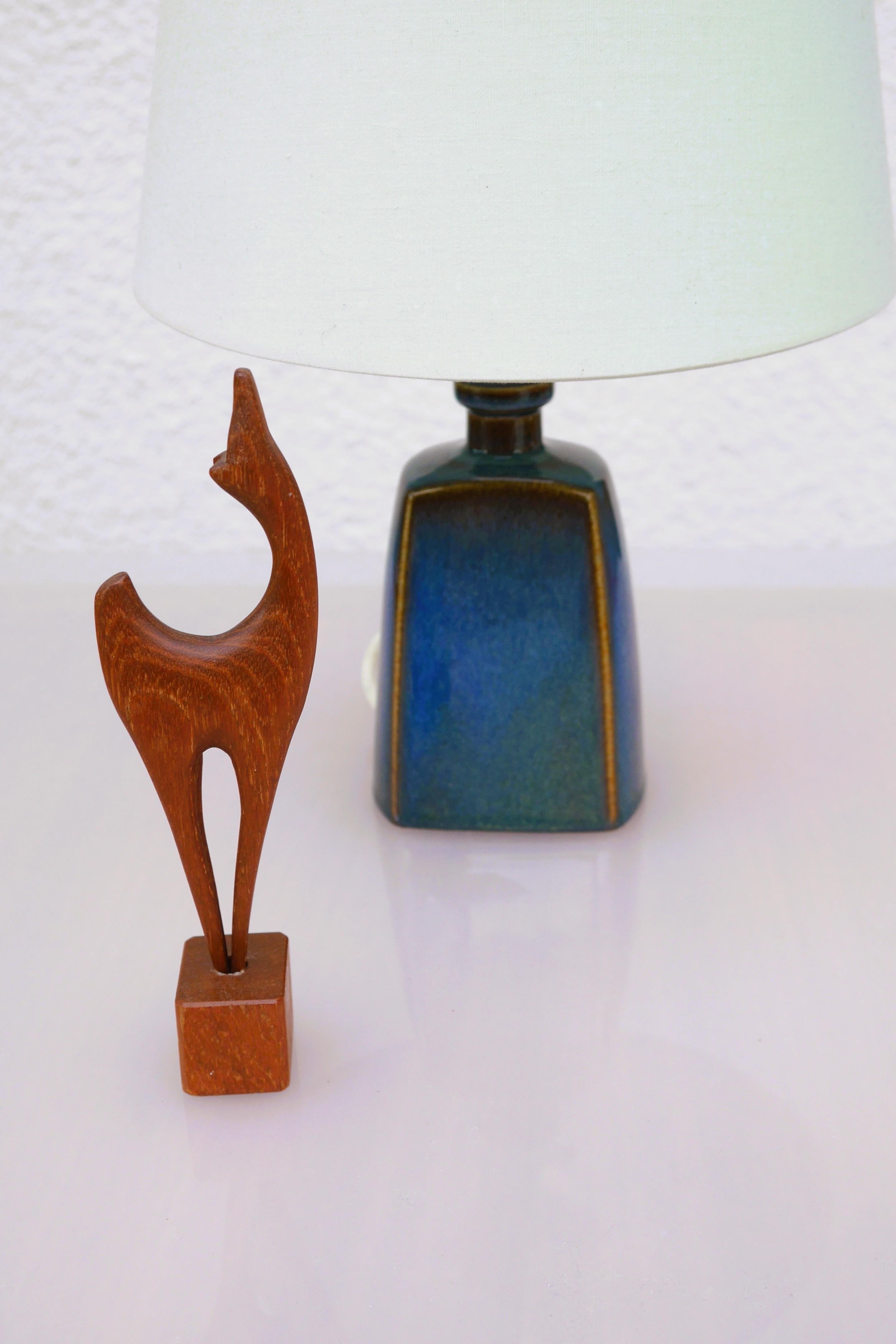 Mid-20th Century Mid-century modern pottery lamp base, known as 