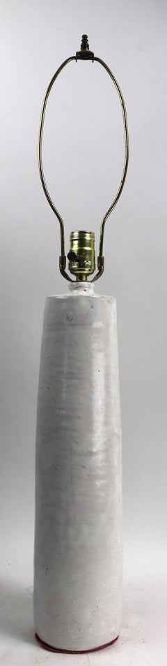 Mid-Century Modern Pottery Lamp by A. R.Cole of North Caroline