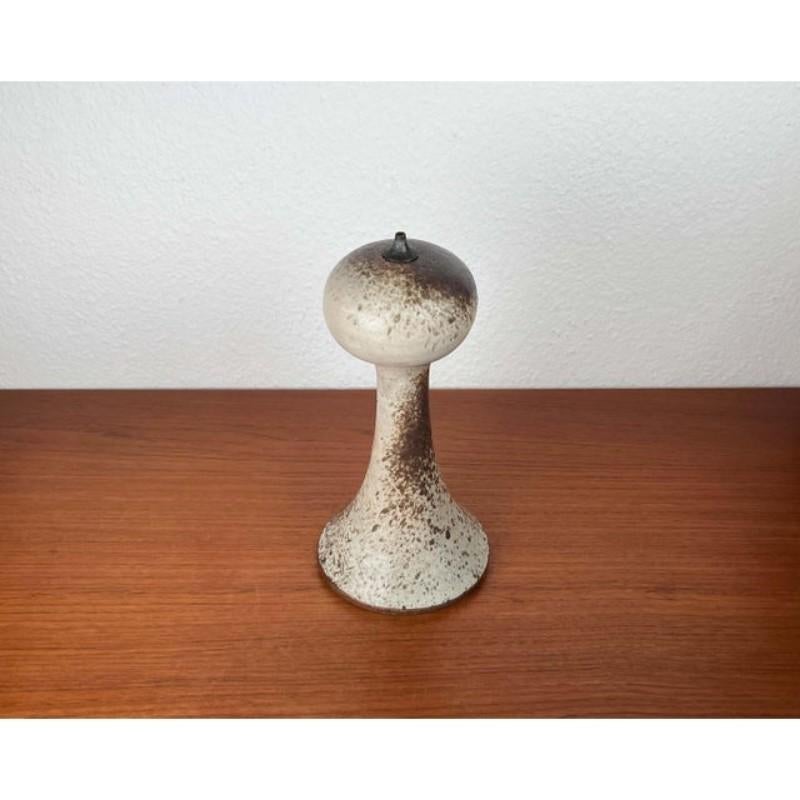 Lámpara de aceite de cerámica moderna de mediados de siglo de Aage Würtz, años 60 en venta 6