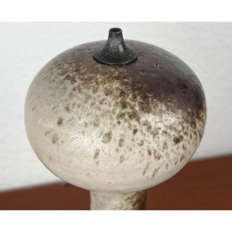 Lámpara de aceite de cerámica moderna de mediados de siglo de Aage Würtz, años 60 Danés en venta