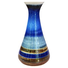 Vintage Mid-century modern pottery vase by G. Millberg for Rörstrand, Sweden.