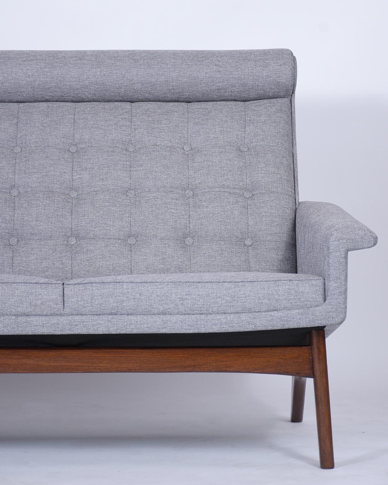 danish mid century modern sofa