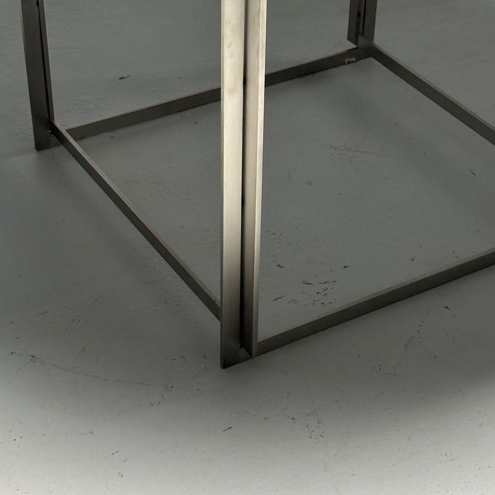 Table de salle à manger PK-54 mi-siècle moderne Poul Kjaerholm, marbre, érable, acier, 2011 en vente 8