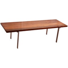 Mid-Century Modern Poul Kjaerholm Solid Teak Coffee Table