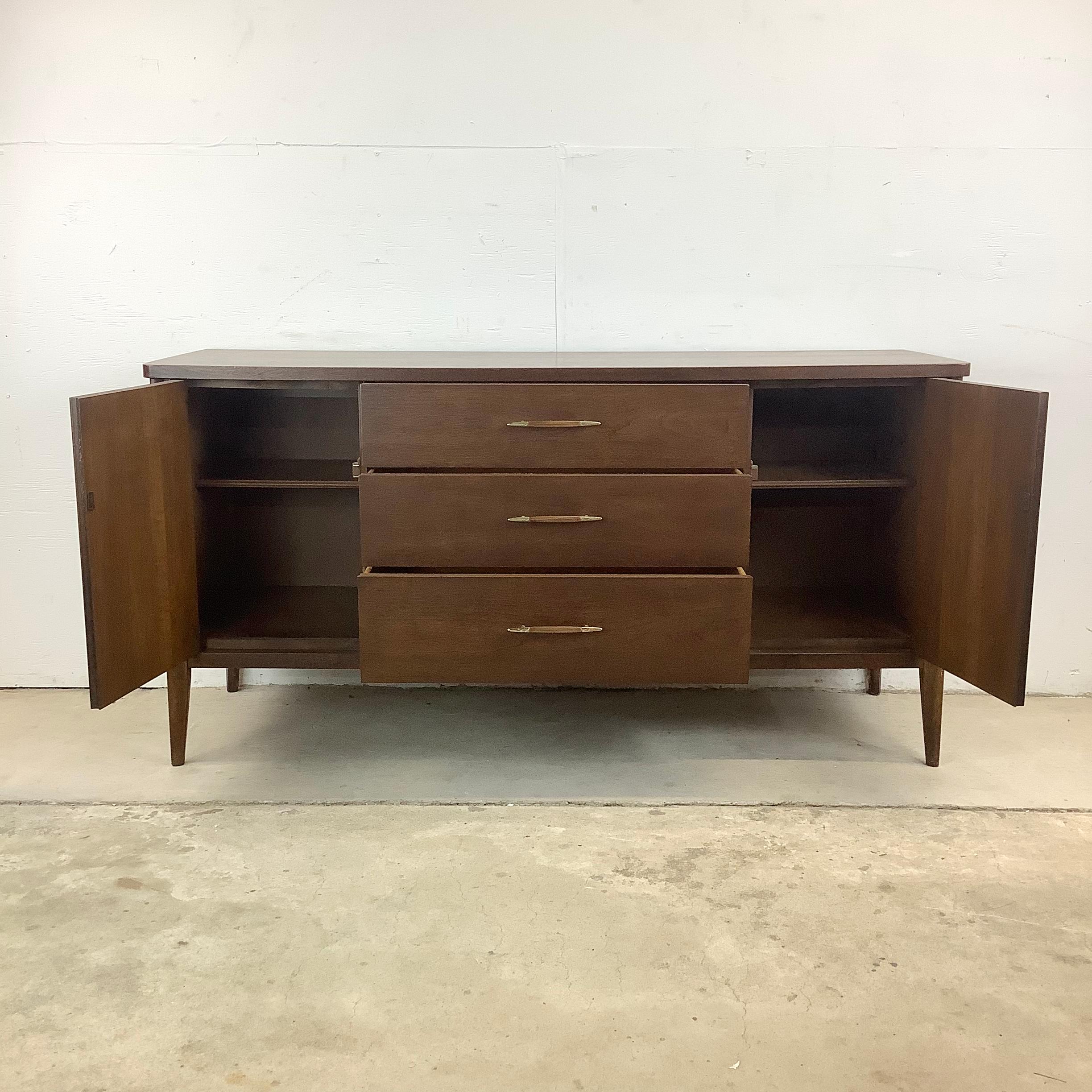 Mid-Century Modern Premier Sideboard by Broyhill For Sale 1