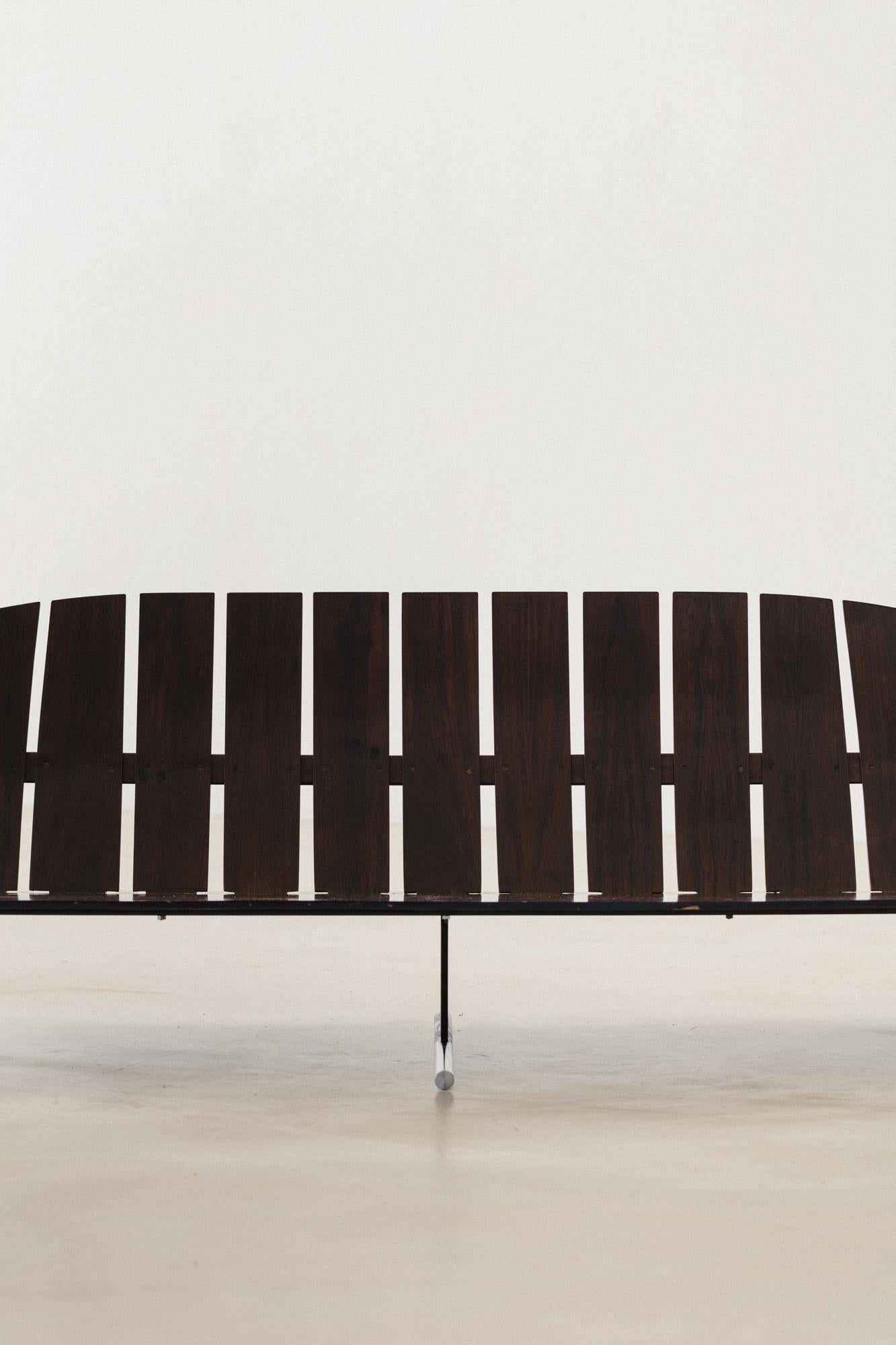 Midcentury Modern Presidential Sofa by Brazilian Designer Jorge Zalszupin, 1959 8