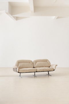Midcentury Modern Presidential Sofa by Brazilian Designer Jorge Zalszupin, 1959
