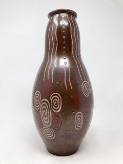 Mid-Century Modern Primavera Vase with Geometrical patterns, 1930s