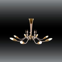 Mid-Century Modern "Princess" Chandelier, Variations Available, Re-Edition