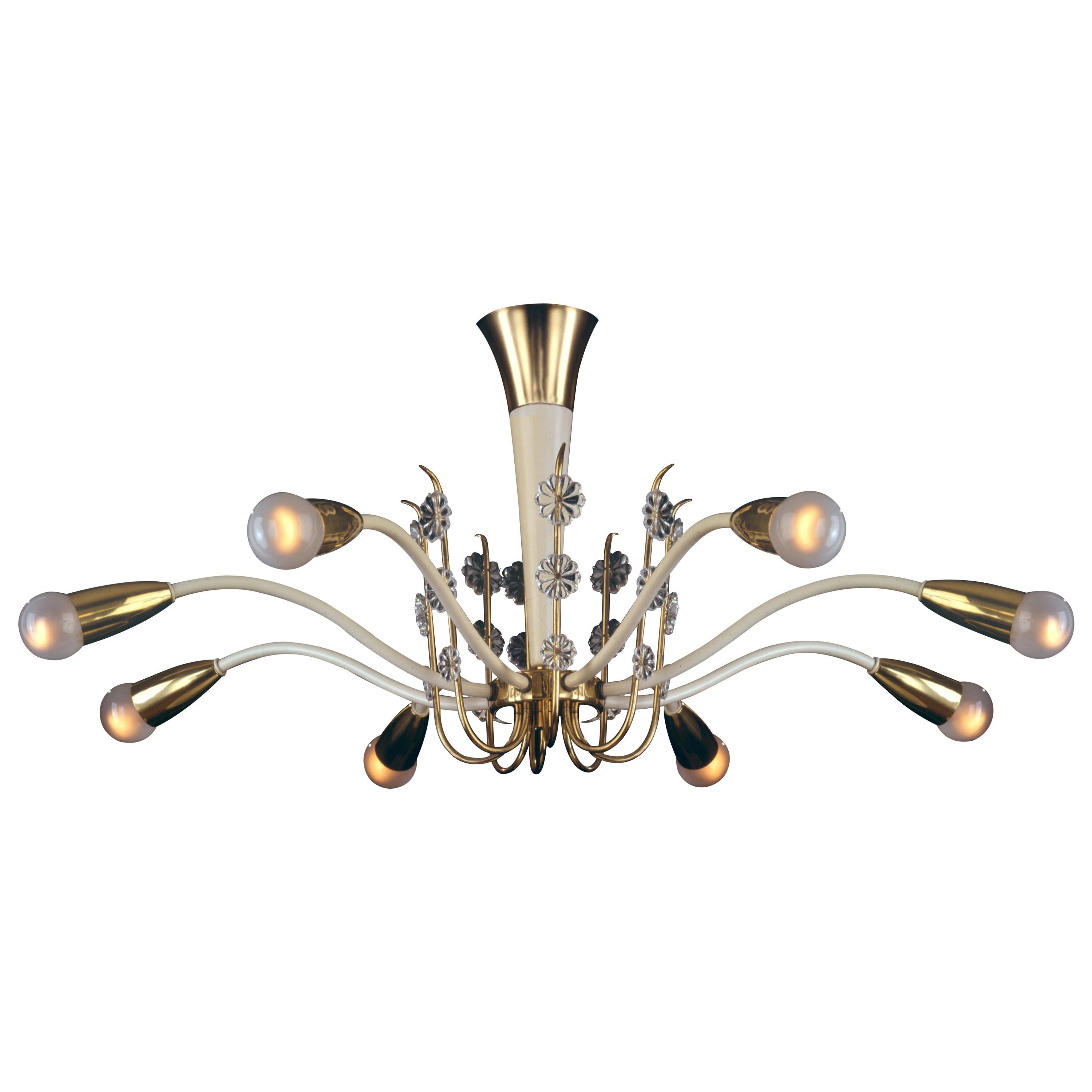Mid-Century Modern "Princess" Chandelier, Variations Available, Re-Edition