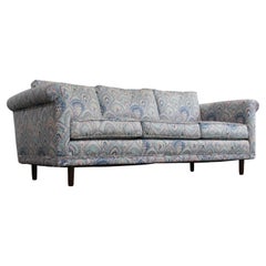 Mid-Century Modern Probber Style Low Back 3 Cushion Sofa 82"