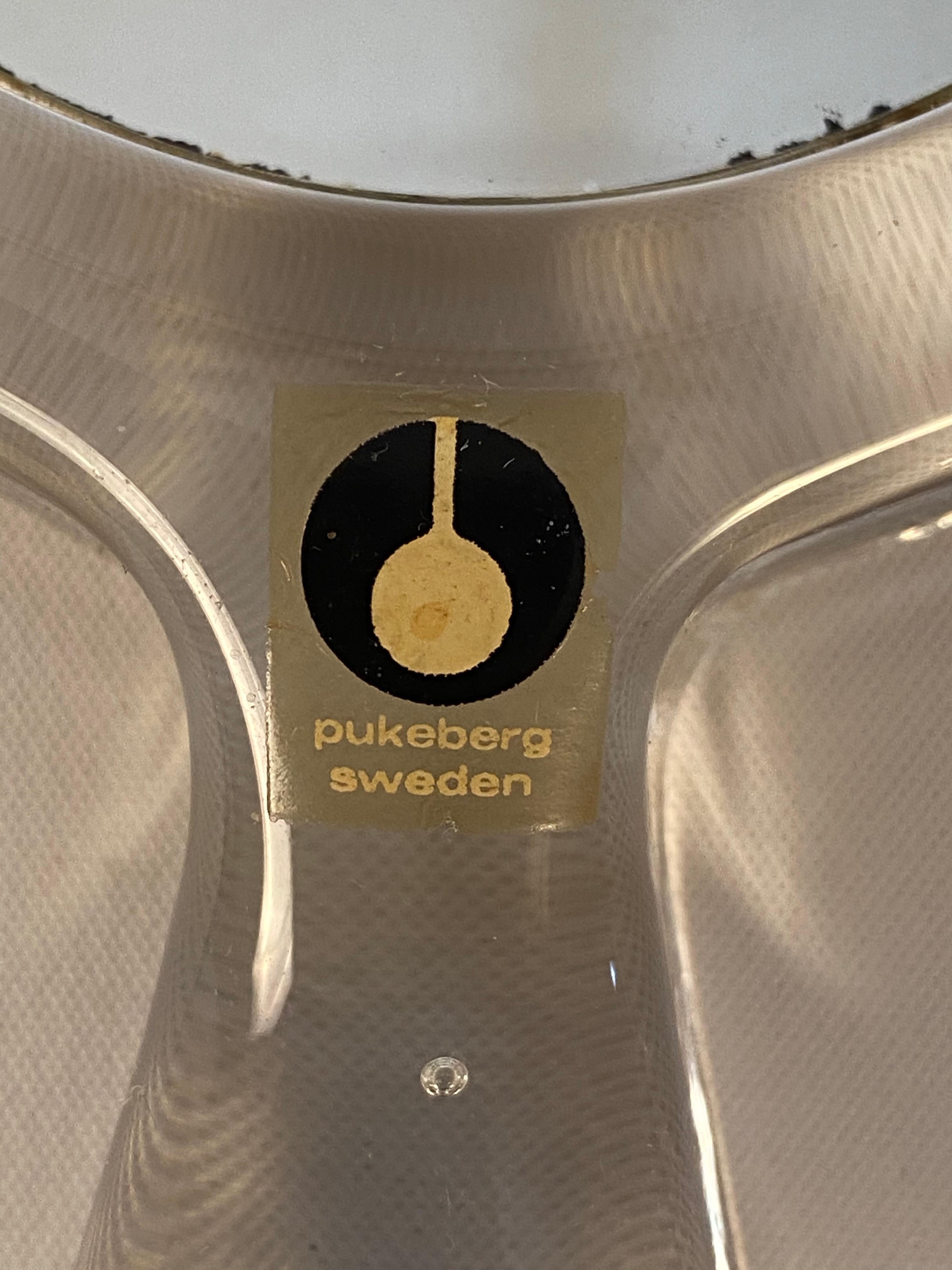 Mid-Century Modern Pukeberg Sweden Hand Mirror 1
