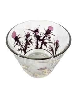 Mid-Century Modern Purple Enamel and 22k Gold Gregory Duncan Ice Bowl