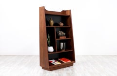 Mid Century Modern Pyramid Style Bookcase by Merton L. Gershun for Dillingham