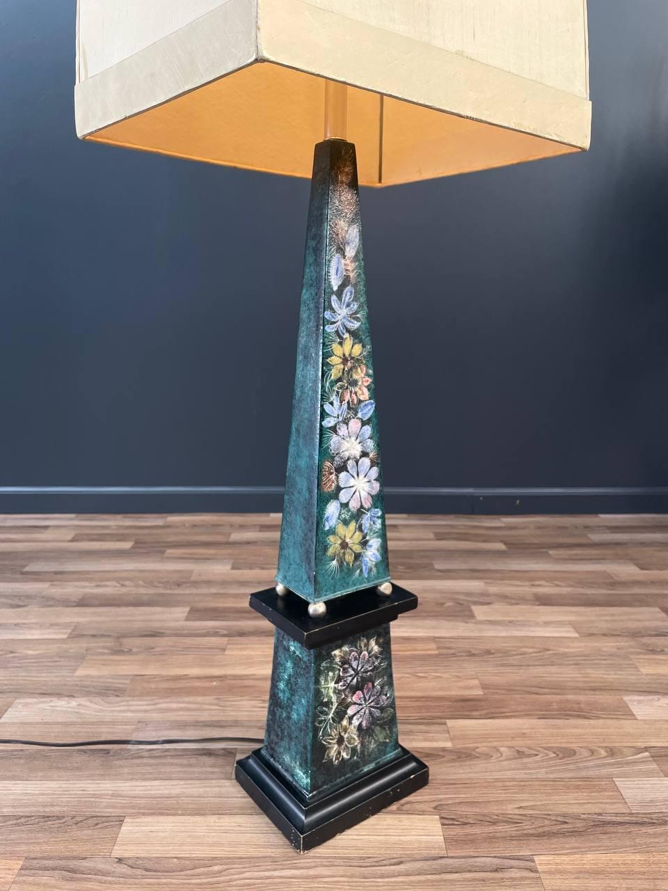 Mid-Century Modern Pyramid Style Floor Lamp by Sascha Brastoff For Sale 1