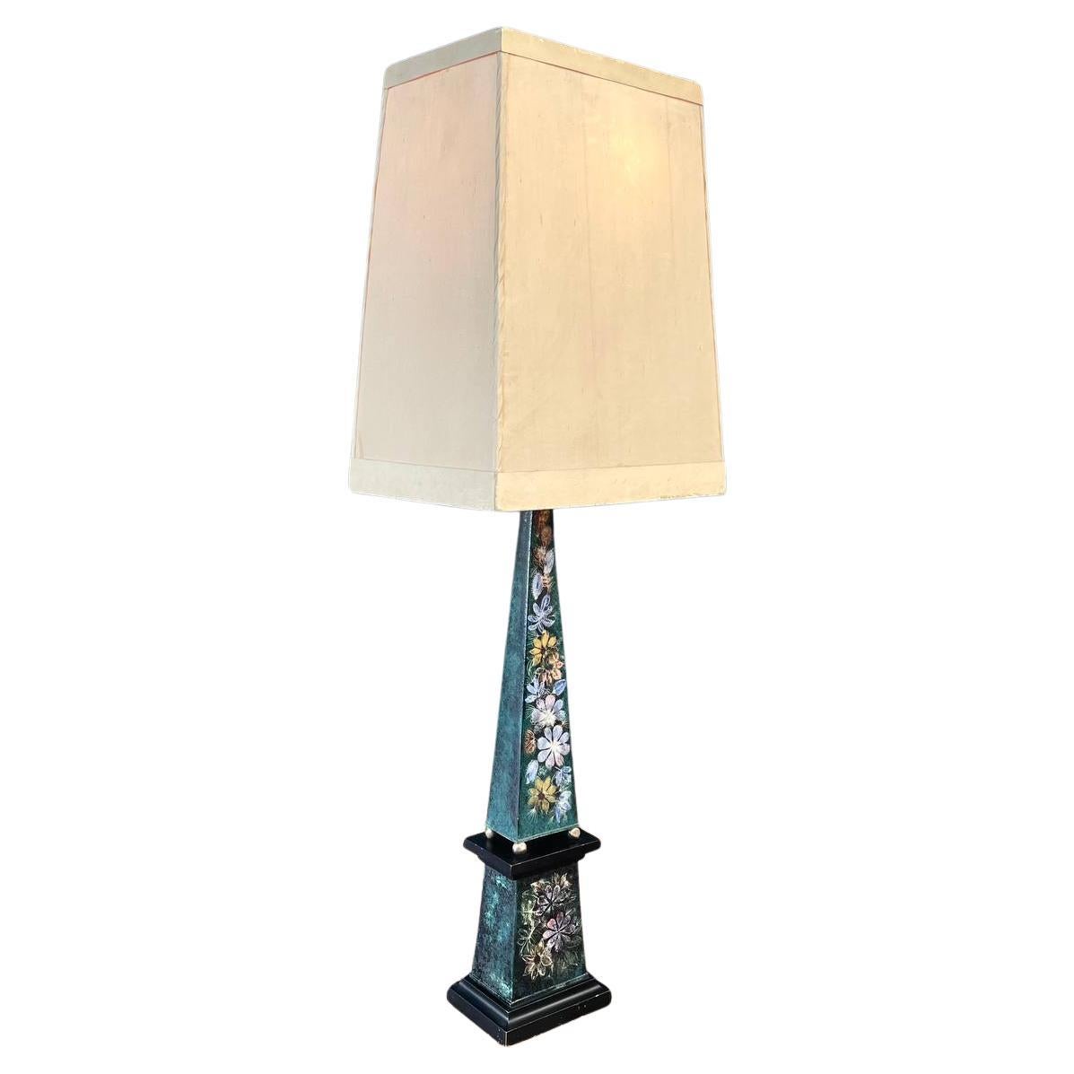 Mid-Century Modern Pyramid Style Floor Lamp by Sascha Brastoff For Sale