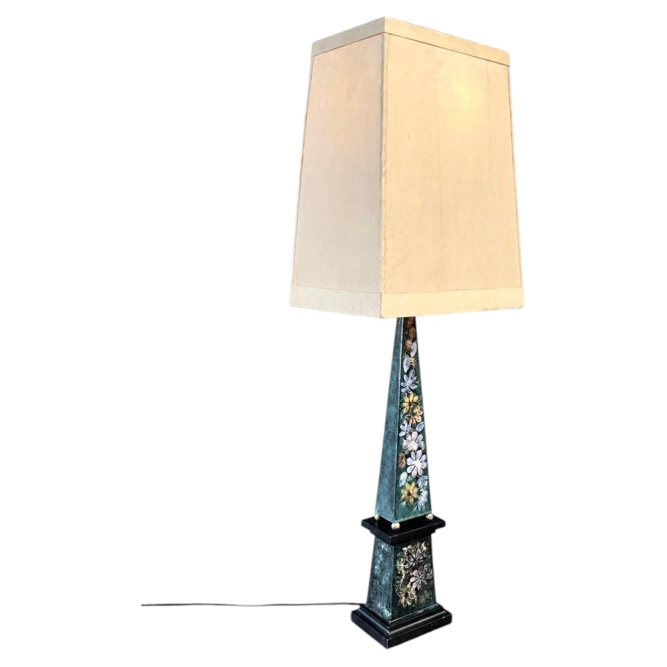 Mid-Century Modern Pyramid Style Floor Lamp by Sascha Brastoff For Sale