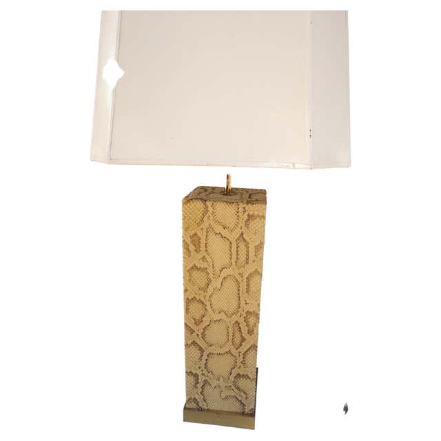 Python Skin Lamp For Sale at 1stDibs