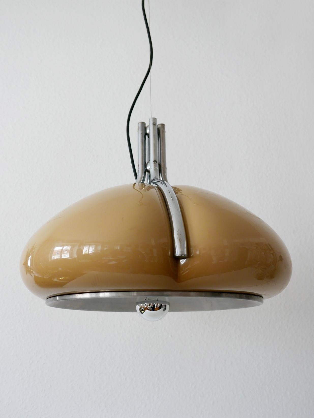 Mid-Century Modern Quadrifoglio Pendant Lamp by Harvey Guzzini, 1960s, Italy 1