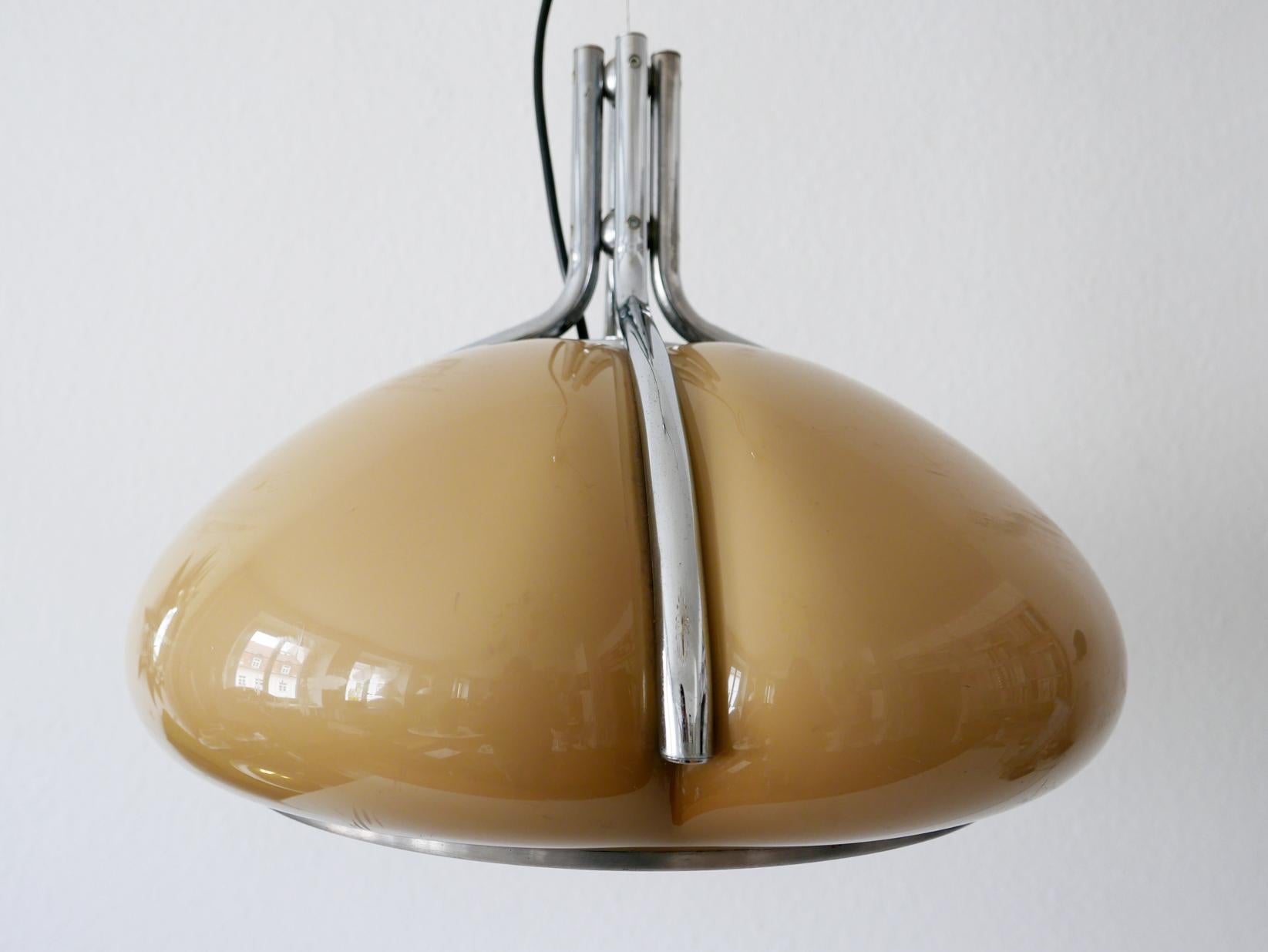 Mid-Century Modern Quadrifoglio Pendant Lamp by Harvey Guzzini, 1960s, Italy 6