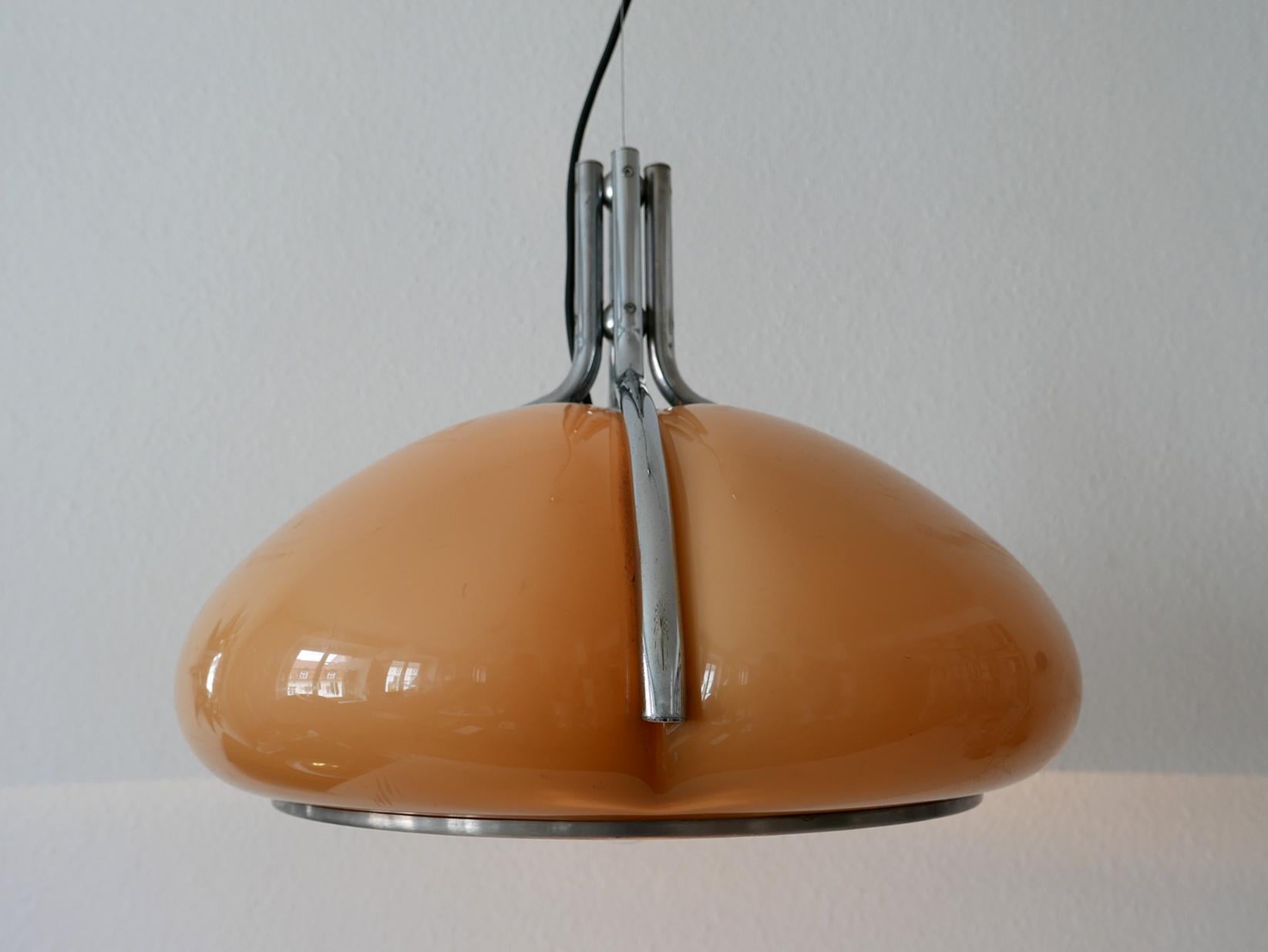 Mid-Century Modern Quadrifoglio Pendant Lamp by Harvey Guzzini, 1960s, Italy 7