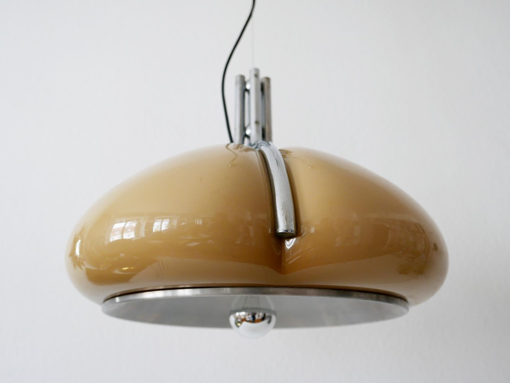 Mid-Century Modern Quadrifoglio Pendant Lamp by Harvey Guzzini, 1960s, Italy 9