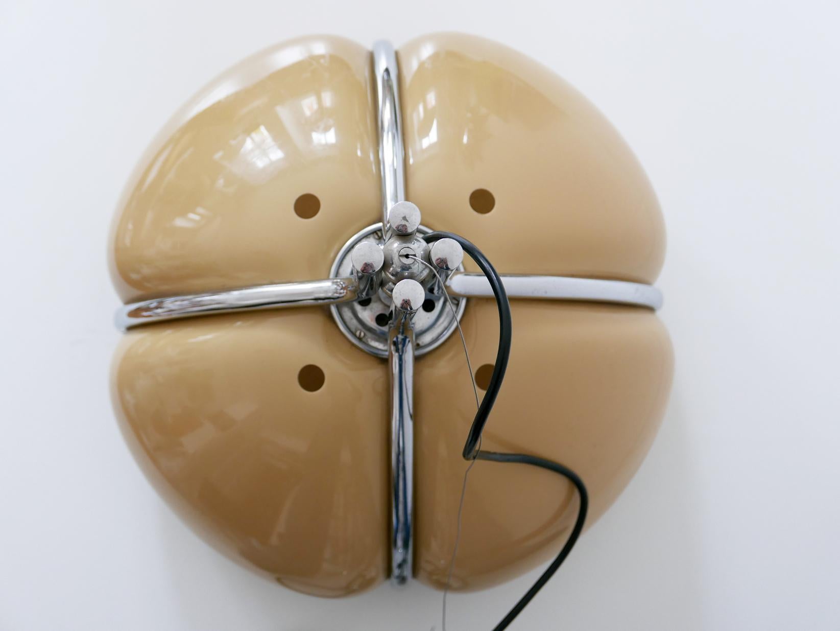 Mid-Century Modern Quadrifoglio Pendant Lamp by Harvey Guzzini, 1960s, Italy 10