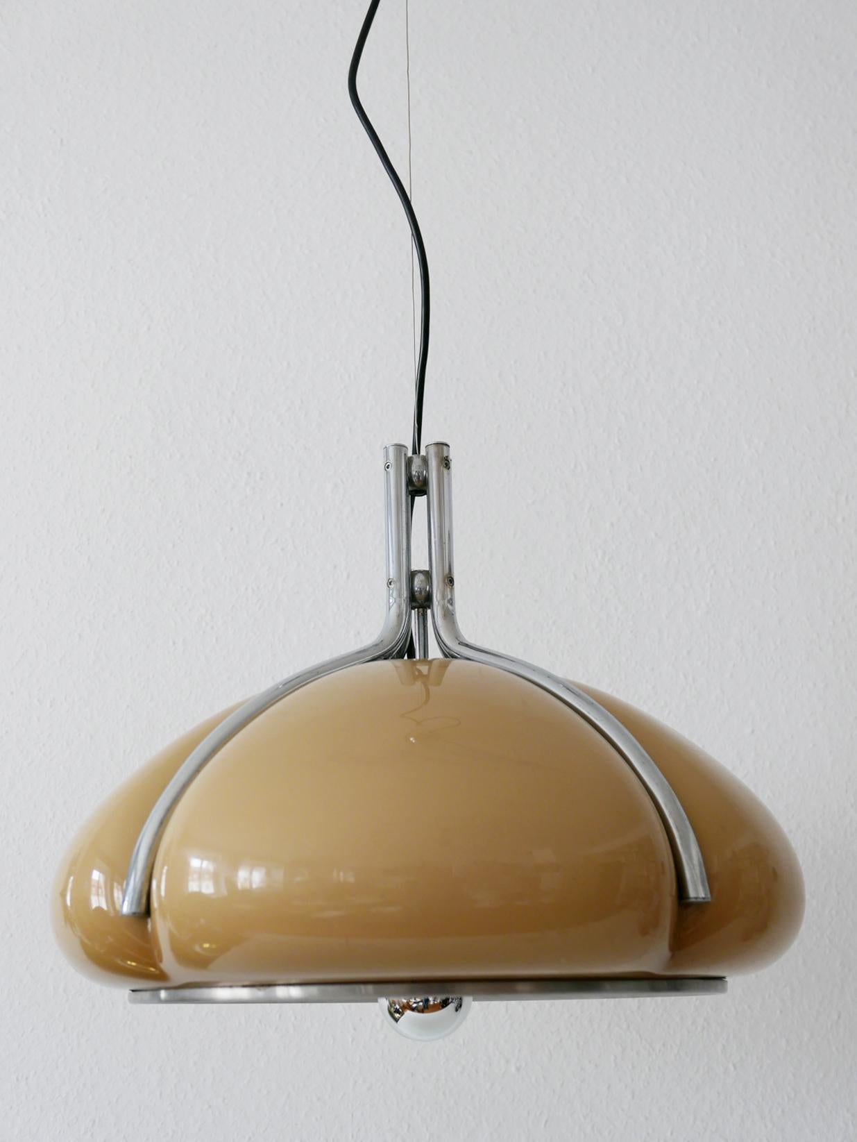 Lampe pendante Quadrifoglio moderne du milieu du siècle par Harvey Guzzini:: années 1960:: Italie Bon état à Munich, DE