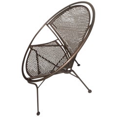 Mid-Century Modern Radar Saucer Lounge Chair Maurizio Tempestini John Salterini