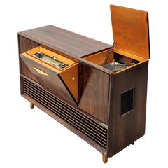 Mid-Century Modern Radio Victrola Telefunken in Rosewood 'Does Not Work'