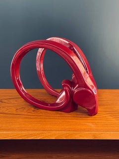 Mid-Century Modern Rams Head Sculpture by Jaru of California