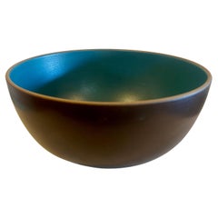 Retro Mid-Century Modern Rare 2 Tone Large Bowl by Heath Ceramics California Design