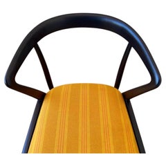 Silla poco común de estilo «Mid-Century Modern», diseñada por Bertha Schaefer para Singer & Sons Lacquer