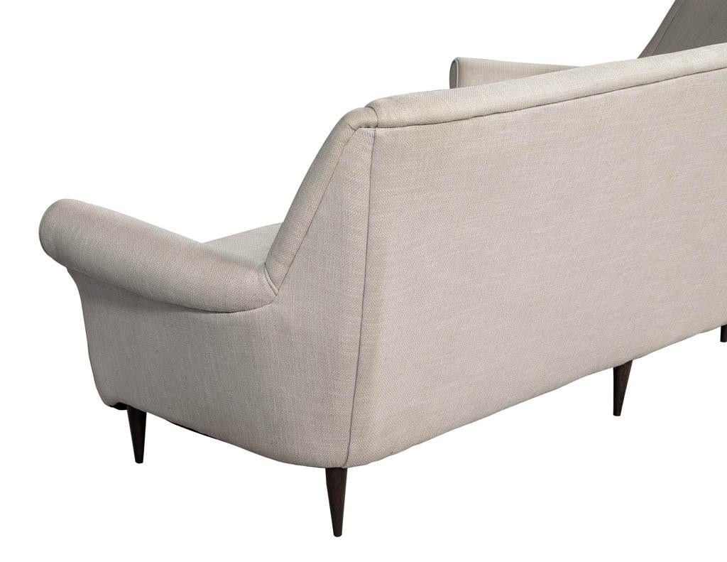 Mid-Century Modern Rare Corner Italian Sofa Attributed to Marco Zanuso 14
